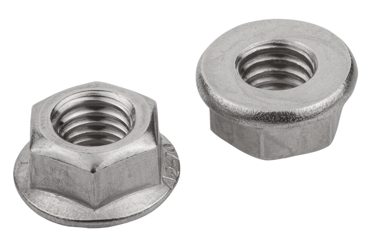 Hexagon -dió M12 karimával, EN 1661 DIN 6923 / GB / T 6177.1